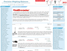 Tablet Screenshot of health-o-meter.balances.com