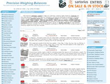 Tablet Screenshot of calibration.standards.balances.com