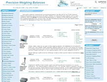 Tablet Screenshot of industrial.balances.com